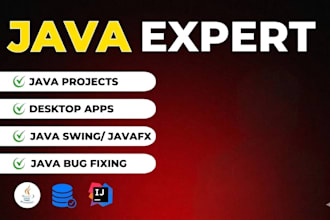 develop java desktop applications using java swing and javafx
