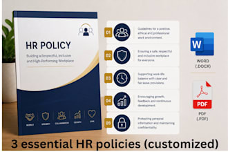 create HR policies employee handbook and HR operations documents