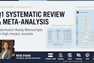 provide technical writing for q1 journal meta analysis and prisma systematic rev
