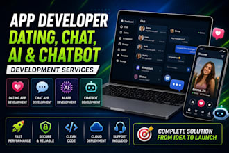 do dating app, chat app, ai mobile app and chatbot development as app developer