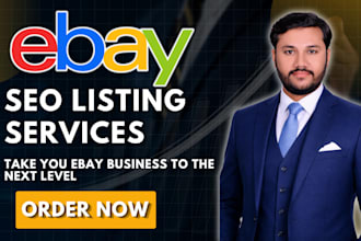 do ebay SEO listing, ebay product listing, ebay lister, ebay listing