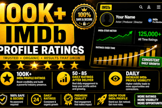 do imdb promotion, imdb profile optimization, imdb starmeter ranking