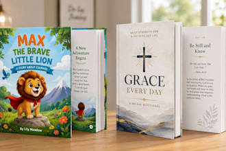 do book formatting children book christian book, amazon KDP paperback formatting