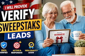 provide premium fresh first hit usa sweepstaks leads