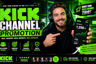do kick channel promotion, organic kick channel promotion