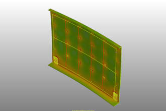 perform strand7 fea analysis for facade, cladding, and gfrc