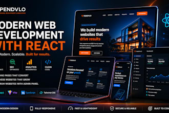 create a modern react website with seo and google analytics