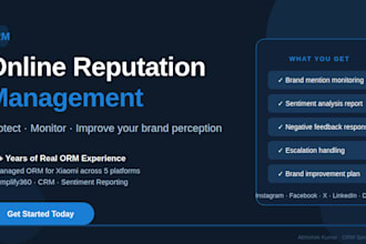 monitor and manage your brands online reputation on social media