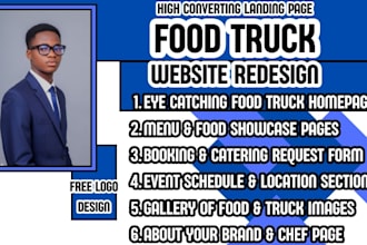 food truck website food business website street food website catering website