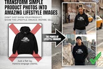 transform product photos into stunning lifestyle images for amazon, shopify, ads
