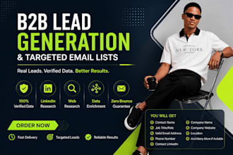 do data enrichment, b2b lead generation, email list and prospect listing