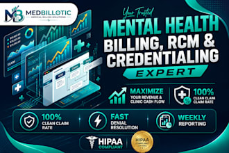do mental health billing, rcm, and provider credentialing