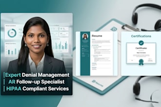 provide expert medical billing ar calling and denial management service
