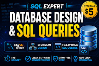 create er diagrams, sql queries, and database schema
