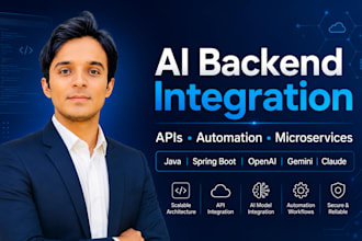 build ai powered backend systems and apis