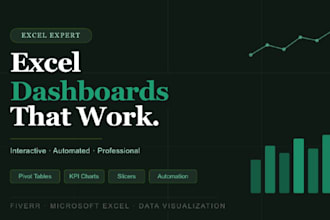 create professional excel dashboard and reports