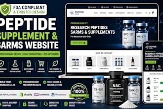 build fda compliant peptide supplement supplement website peptide sarms website