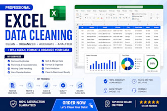 organize and format excel data professionally