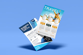 make a professional flyer for your company