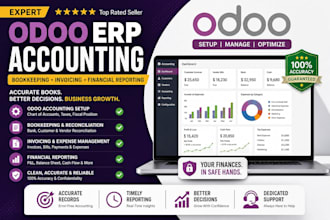 setup odoo erp accounting bookkeeping and invoicing