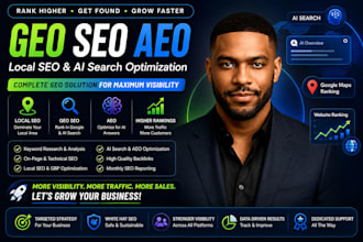 do GEO, aeo, local SEO, and ai search engine optimization for your website