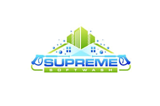 design wonderful modern home cleaning logo