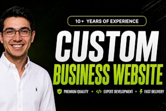 code a custom website for your business