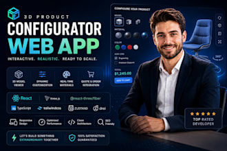 build 3d product configurator webb app with react three fiber