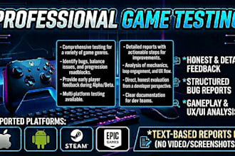 test and review your games pc or mobile