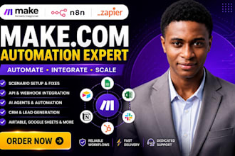 fix make com ai agent setup make com automation made com automation leads