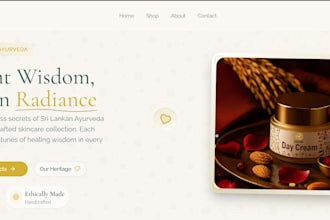 create a stunning landing page for your business