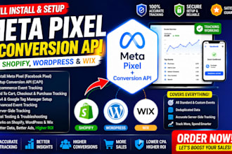 install meta pixel facebook pixel and conversion api on shopify wordpress wix