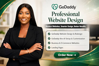 design godaddy website, redesign godaddy, develop godaddy, godaddy airo