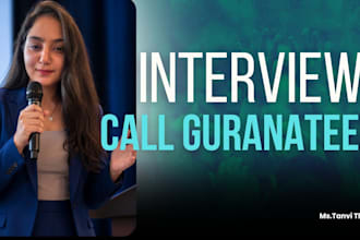 optimize resumes of freshers or have 0 to 2 years experience interview guranteed