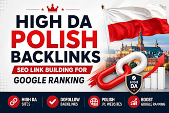 build high da polish backlinks for seo and google ranking