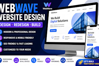 design redesign and build your webwave website