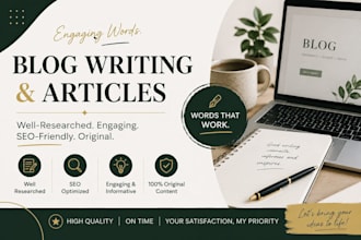 write pofessional and engaging blog posts