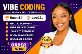 develop base44 bug fixing base44  base 44 app base 44 expert base 44 replit ai