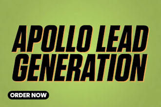 do b2b lead generation using apollo and linkedin