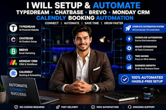 setup typedream site chatbase brevo monday crm  calendly booking automation