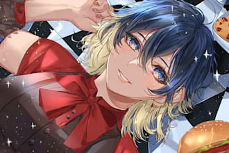 draw anime portrait or orginal character avatar for you pfp