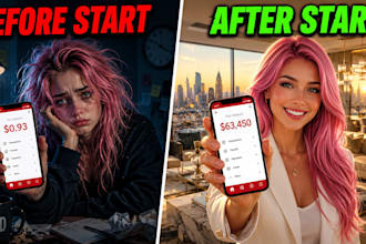design high CTR viral youtube thumbnails for finance