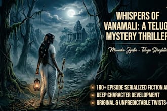 write captivating telugu stories, scripts, and suspense thriller