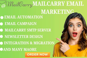 setup mailcarry email automation mailcarry newsletter mass email sending