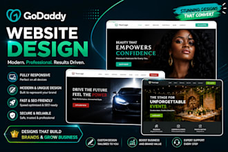 design godaddy magento website redesign godaddy website develop godaddy website