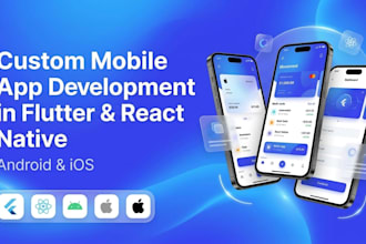 be your expert react native mobile app development for ios and android