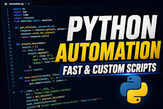 create python automation scripts and tools