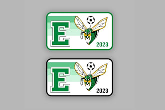 design high school girls soccer logo