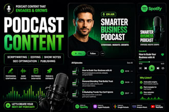 design professional podcast cover art spotify album cover design