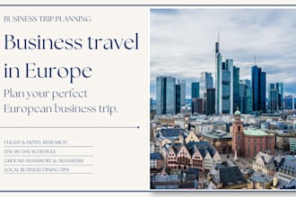 plan your european business trip